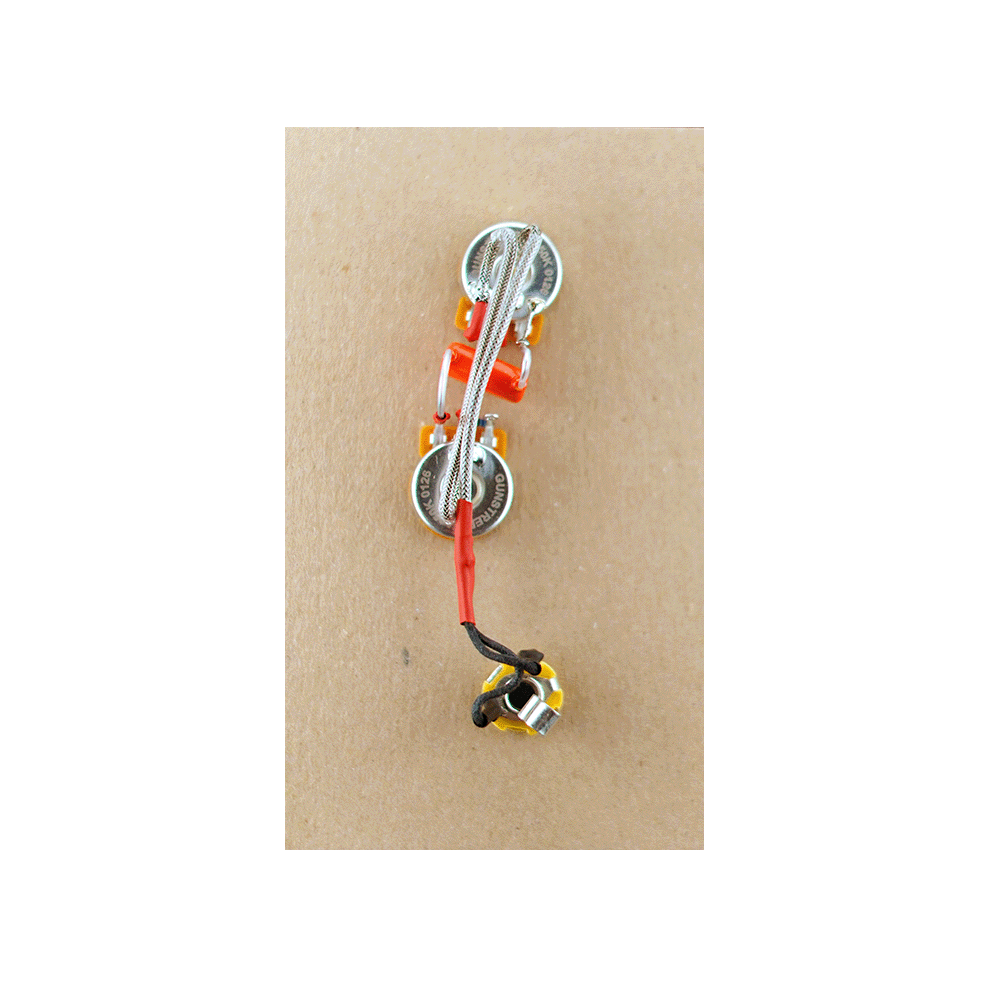 Gunstreet Mustang Bass Guitar Hand-Wired Wiring Harness