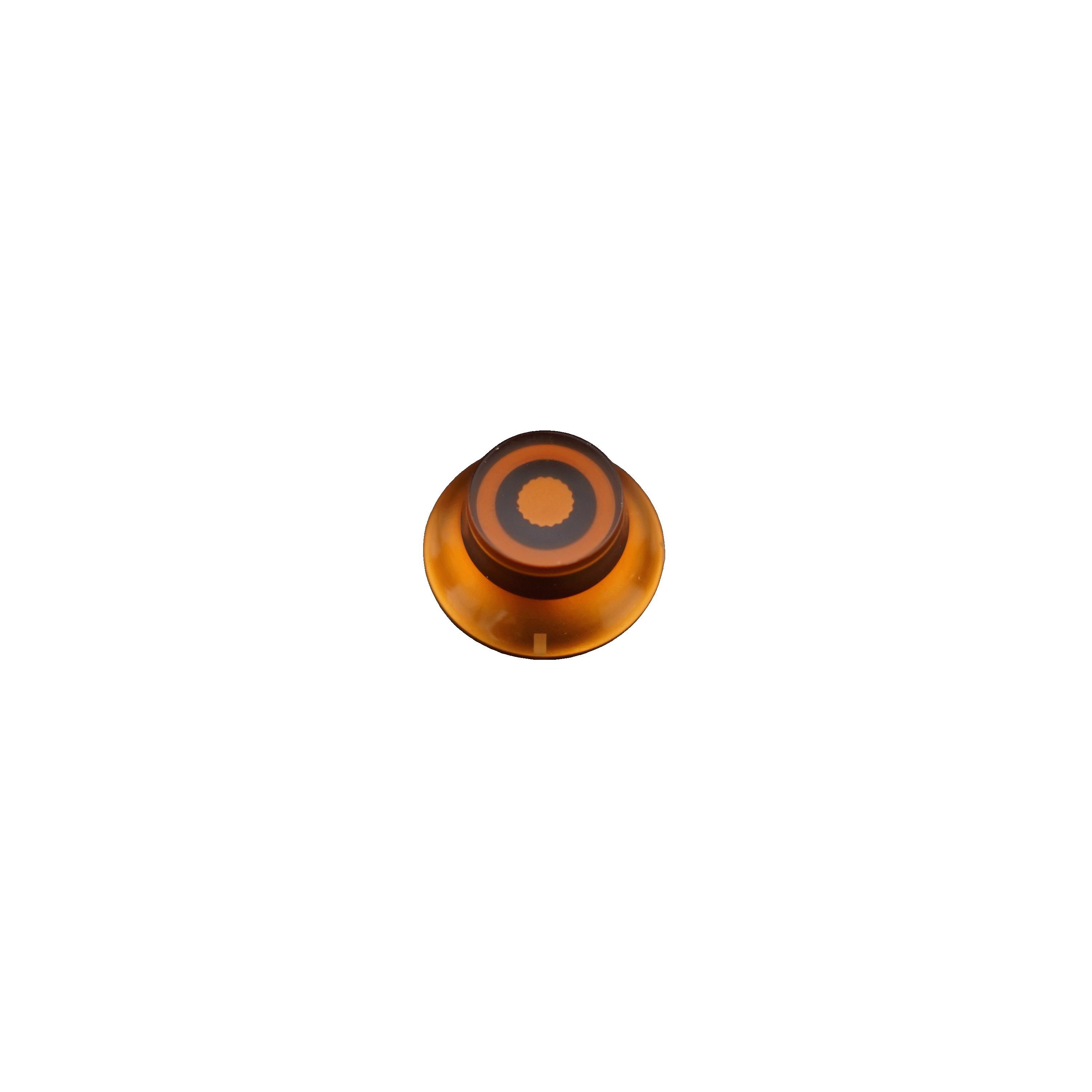 2 Numberless Bell Knobs For Gunstreet Pots - 18 tooth "Coarse" Pattern