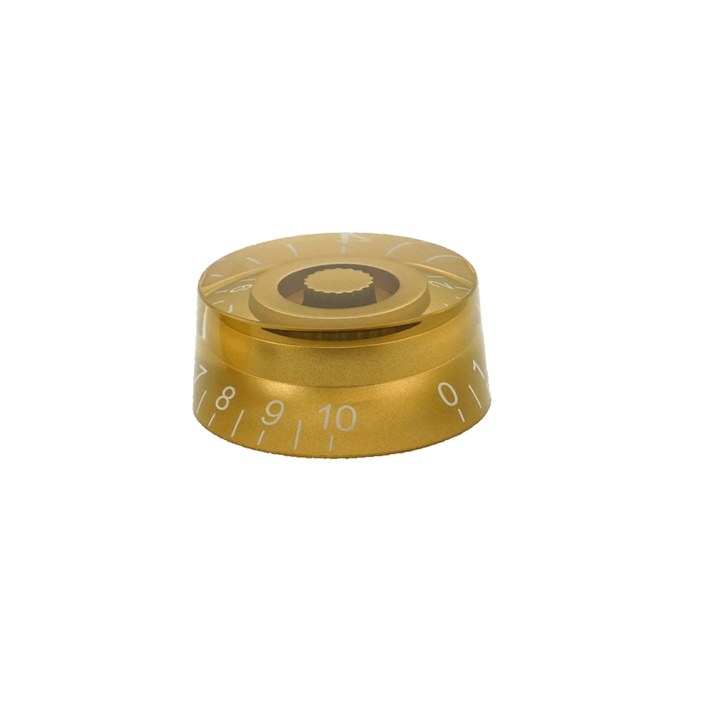 2 Classic Speed Knobs For Knurled Gunstreet Pots - 18 tooth "Coarse" Pattern
