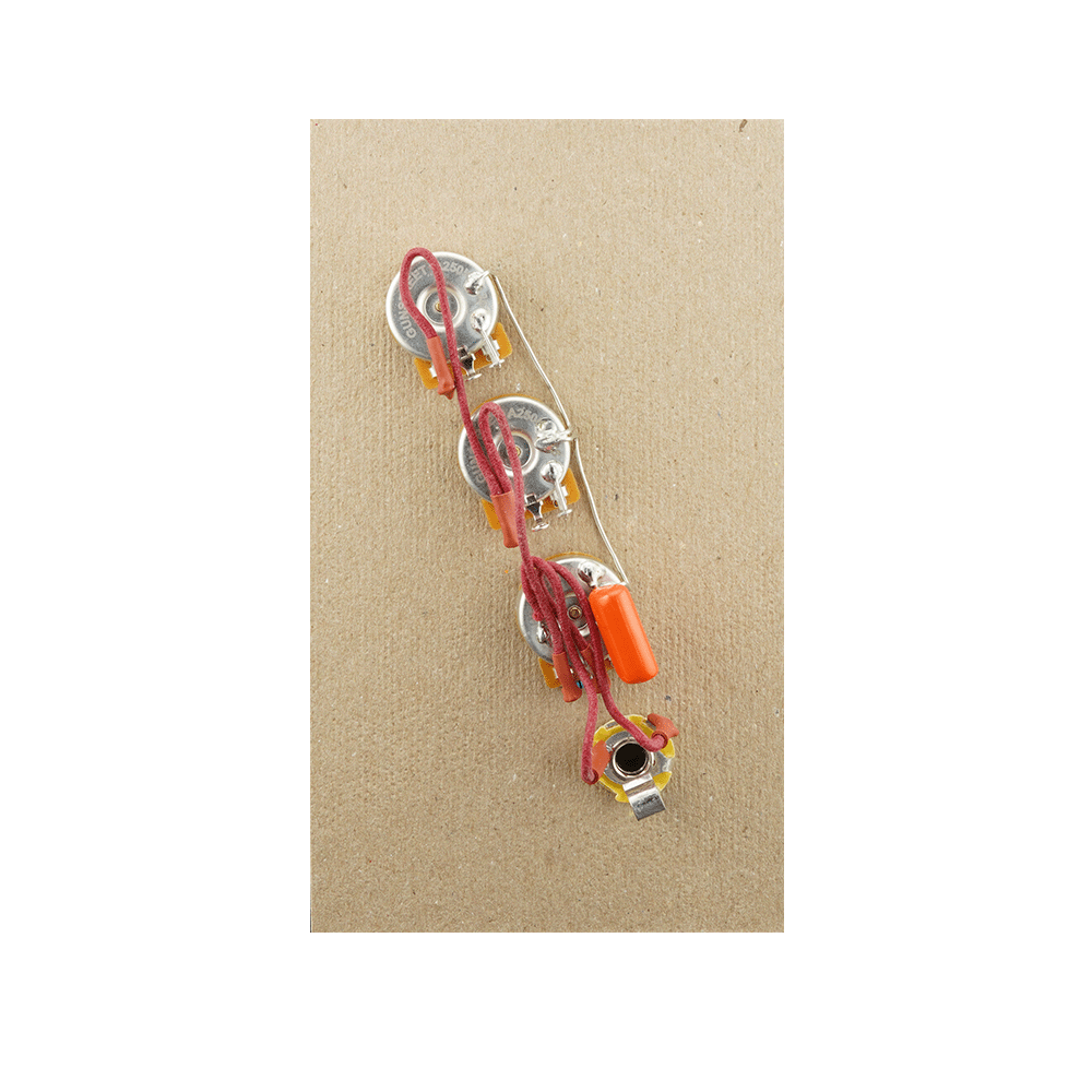 Gunstreet Jazz Bass Hand-Wired Wiring Harness - Classic