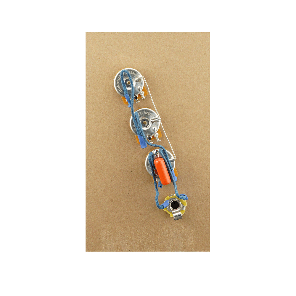 Gunstreet Jazz Bass Hand-Wired Wiring Harness - Classic