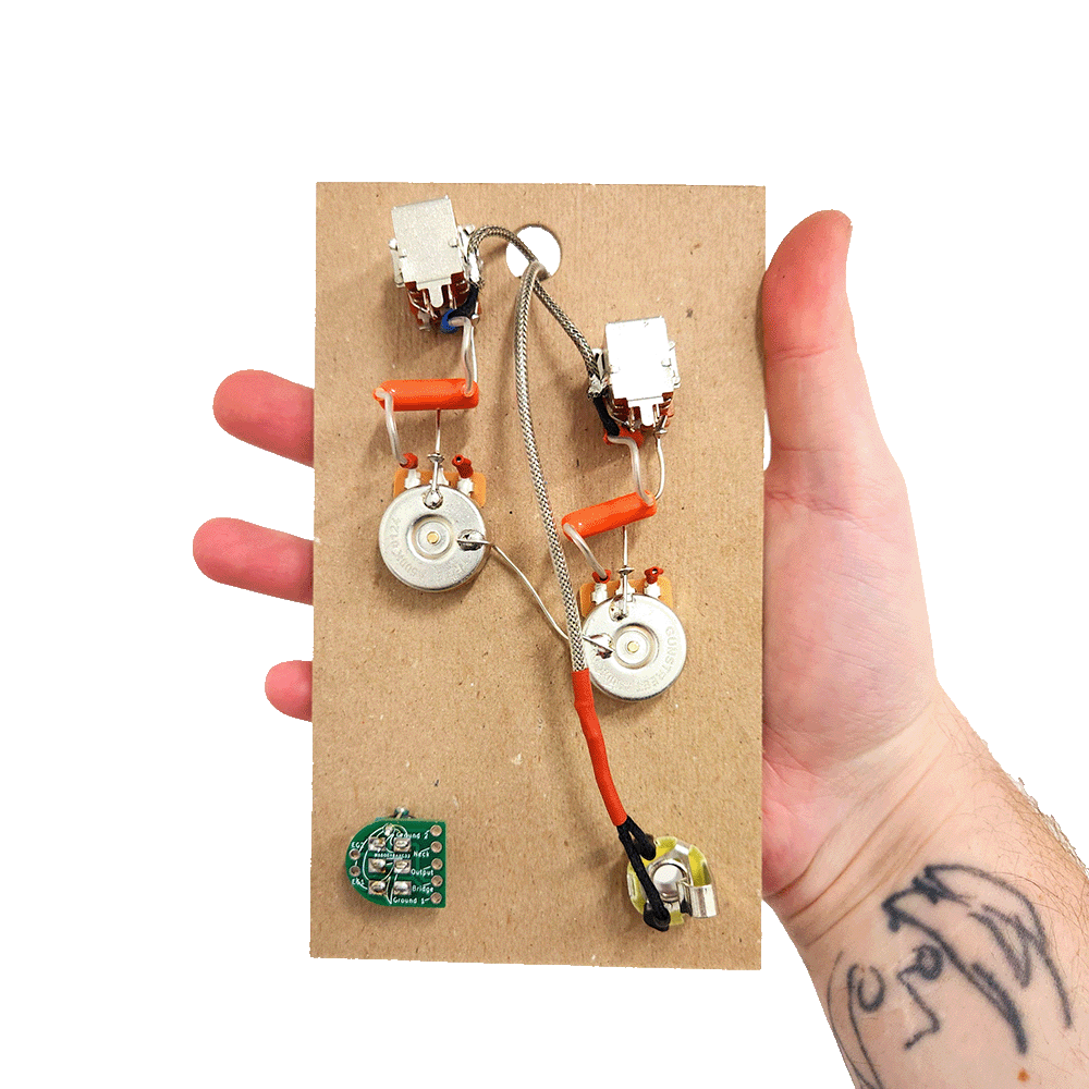 Gunstreet Les Paul Standard Wiring Harness - Coil Cutting