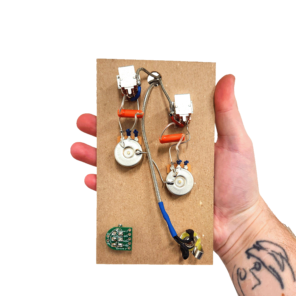Gunstreet Les Paul Standard Wiring Harness - Coil Cutting