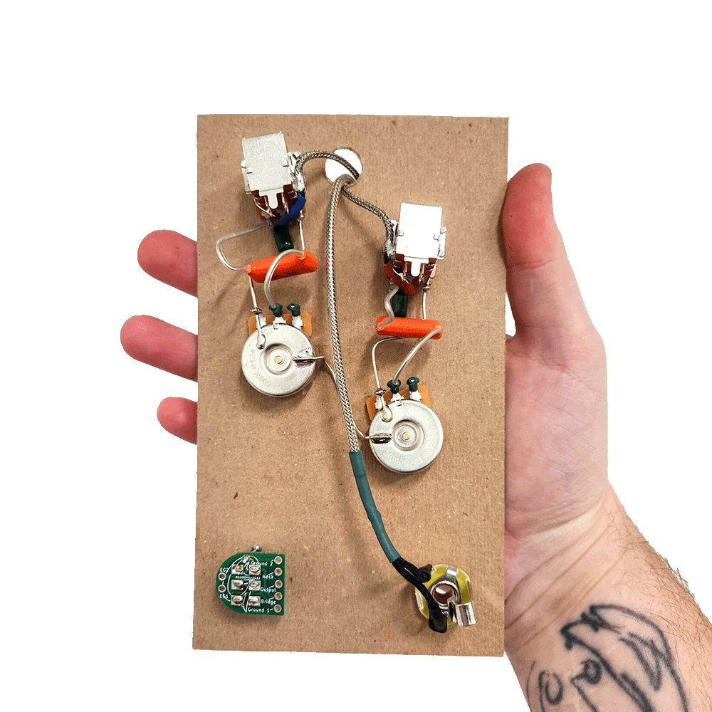 Gunstreet Les Paul Standard Wiring Harness - Coil Cutting