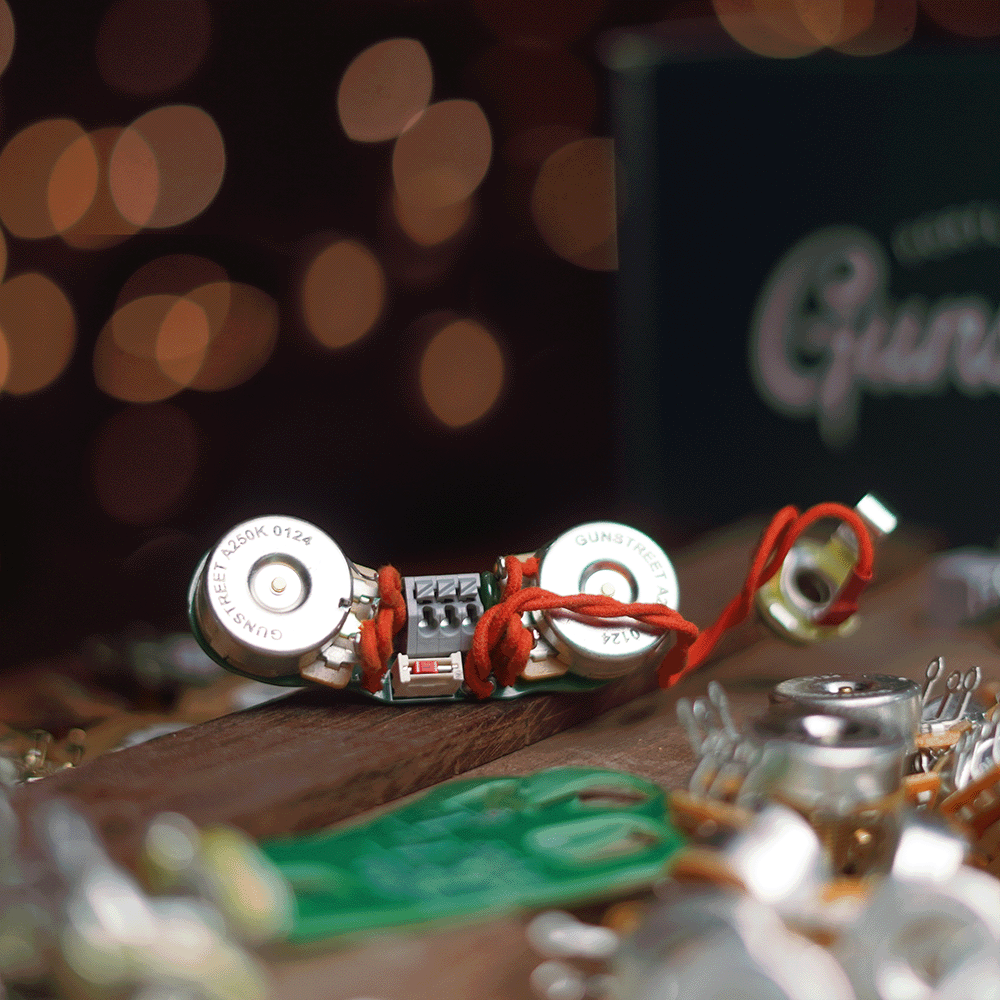 Gunstreet Classic P Bass Solderless Wiring Harness