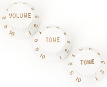 Set of Strat UFO Style Knobs For Gunstreet Pots