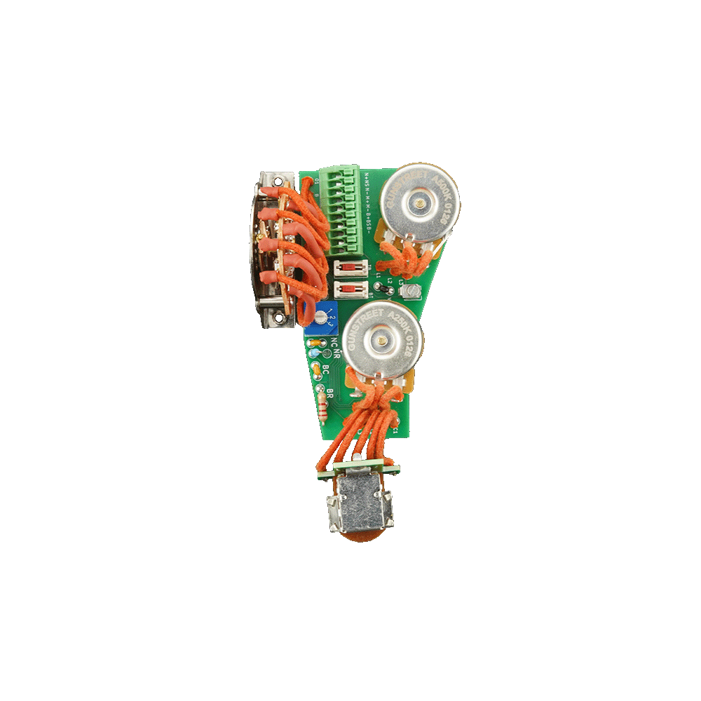 Gunstreet Classic HSS Stratocaster Custom Coil tapping Solderless Wiring Harness