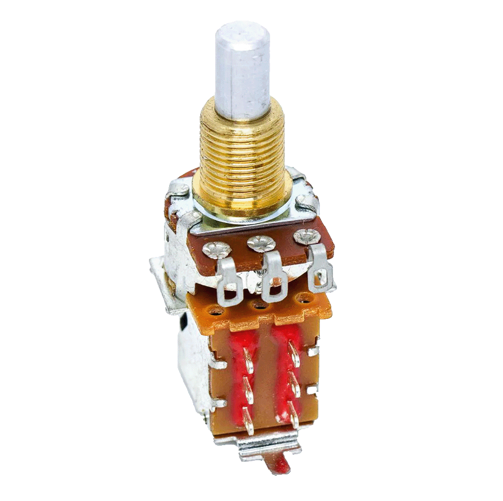 Bourns Solid "Short" Shaft - Audio - Push Pull Potentiometer