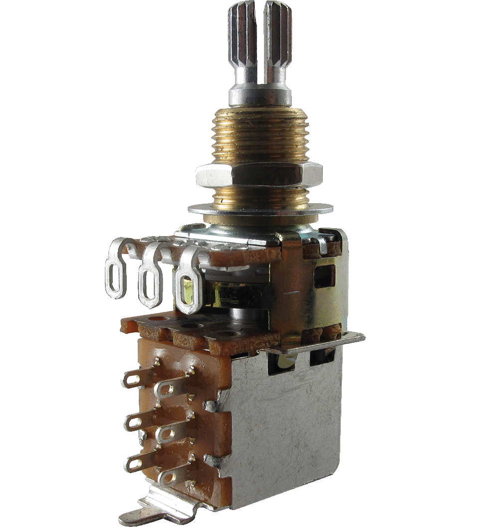 Bourns Split "Short" Shaft - Audio - Push Pull Potentiometer