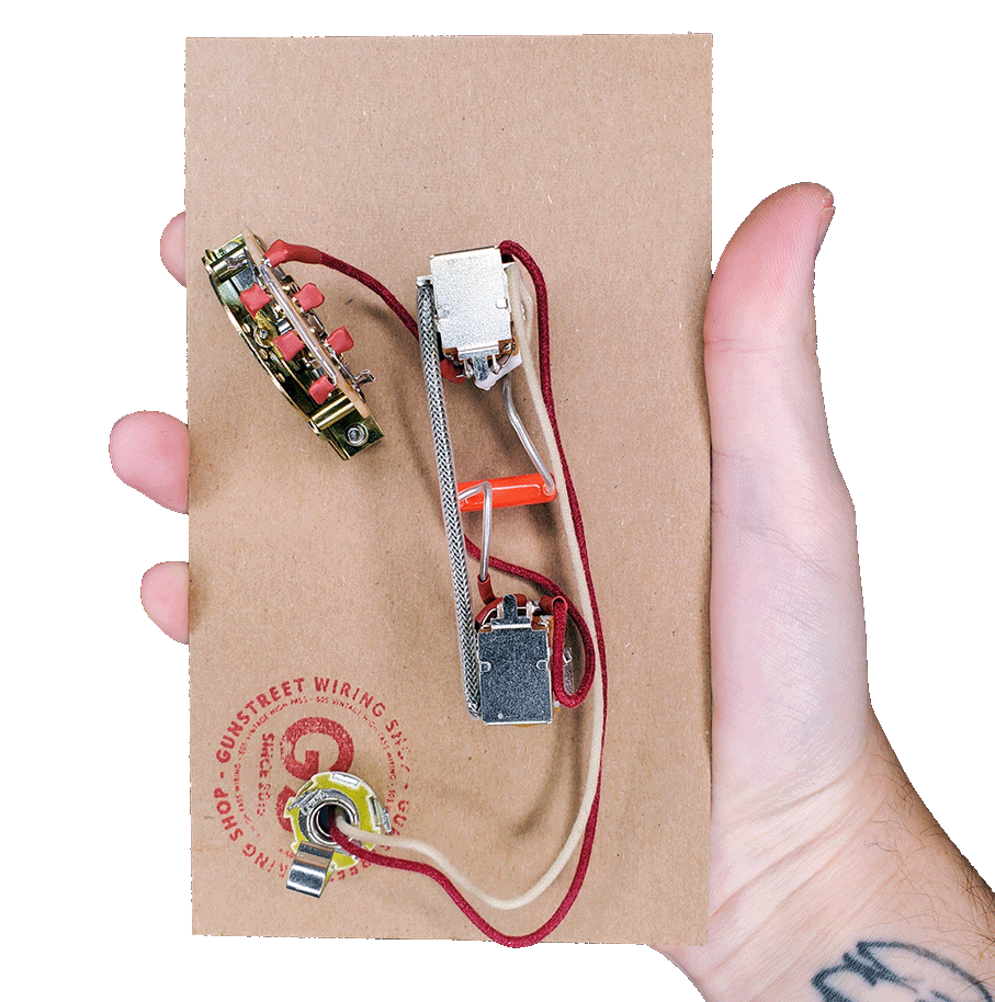 Gunstreet Ibanez Wiring Harness - 3 Way - Coil Cutting