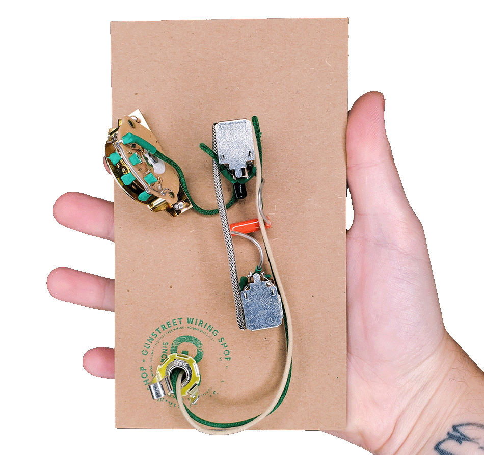 Gunstreet Ibanez Wiring Harness - 3 Way - Coil Cutting