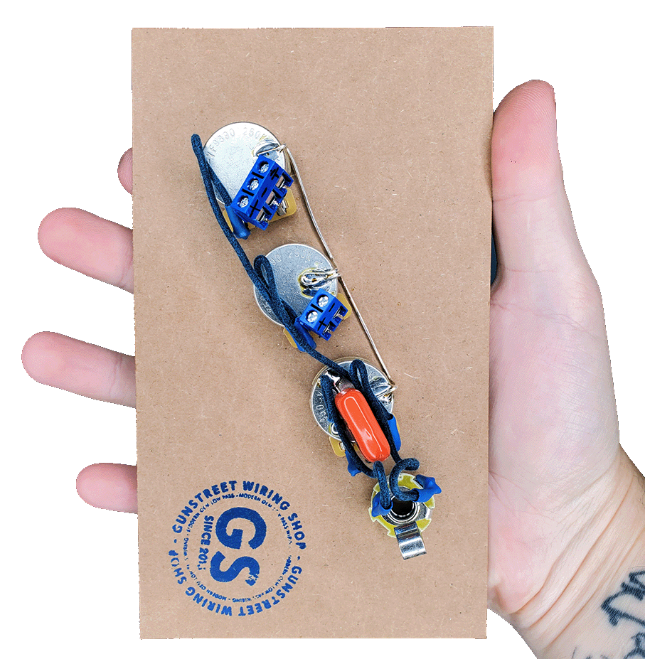 Gunstreet Jazz Bass Wiring Harness - Classic