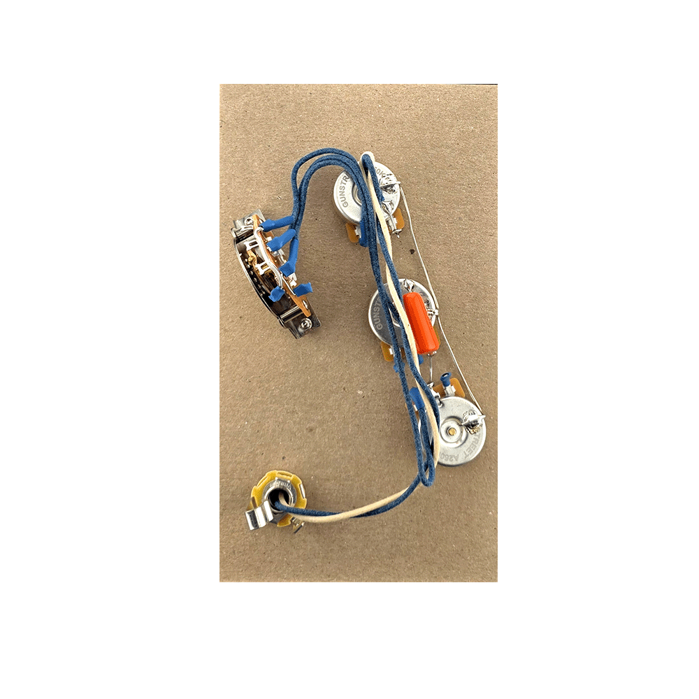 Gunstreet Stratocaster Hand-Wired Wiring Harness - Modern 5 Way
