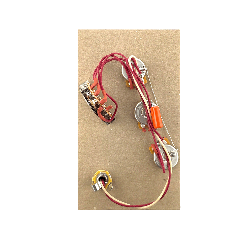 Gunstreet Stratocaster Hand-Wired Wiring Harness - Classic 5 Way