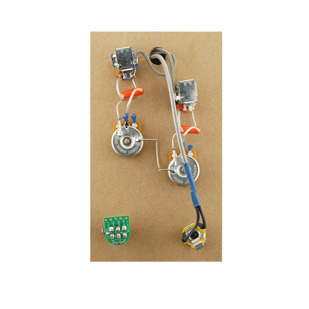 Gunstreet Les Paul Standard Hand-Wired Wiring Harness - Coil Cutting