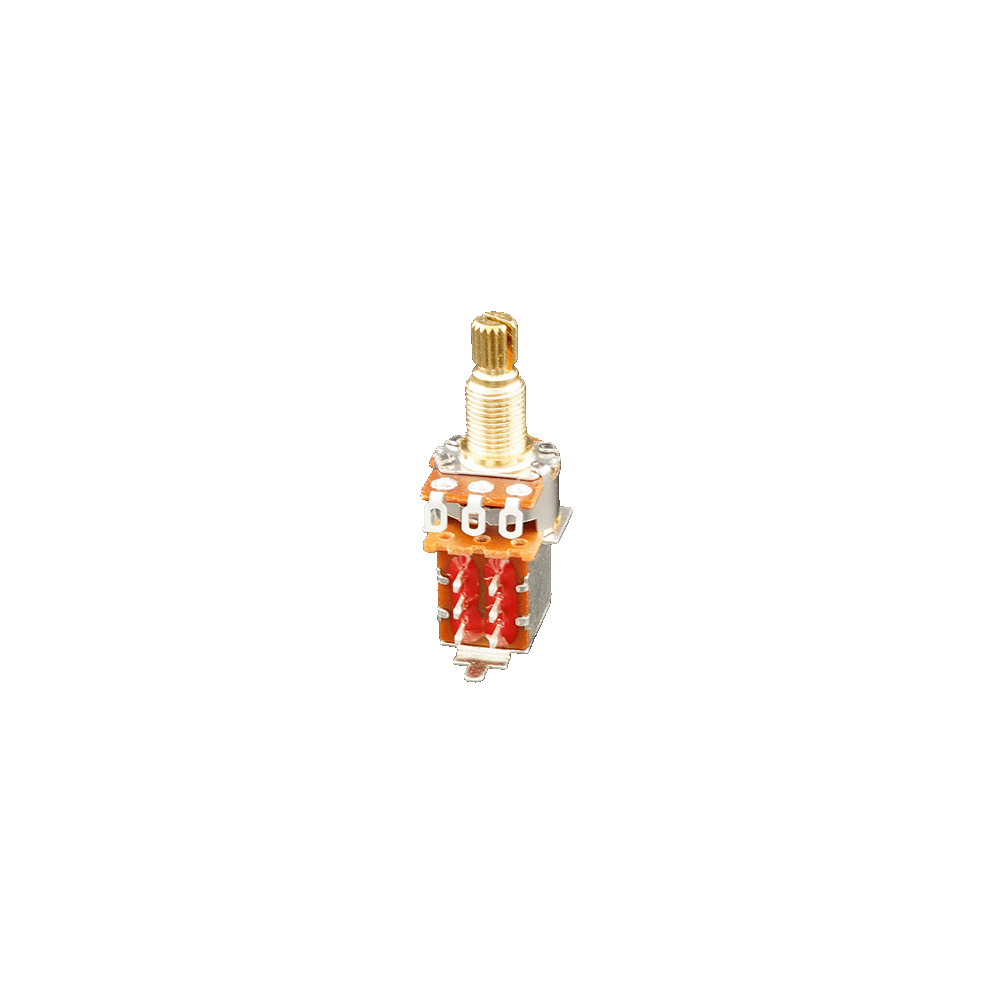 Metric Gunstreet Knurled Shaft - Custom Audio - Push Pull Potentiometer -500k