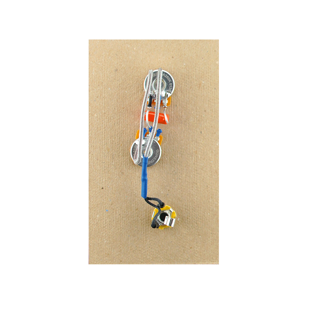 Gunstreet Mustang Bass Guitar Hand-Wired Wiring Harness