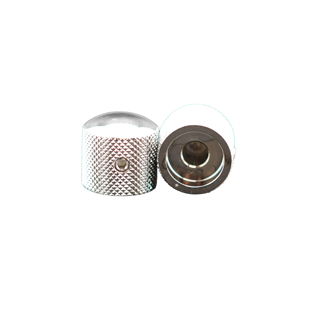 Set of 2 Tele Domed Knobs For US Spec Solid Shaft Pots