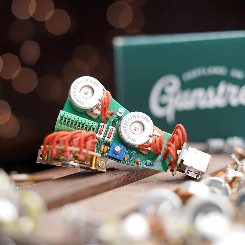 Gunstreet Classic HSS Stratocaster Custom Coil tapping Solderless Wiring Harness