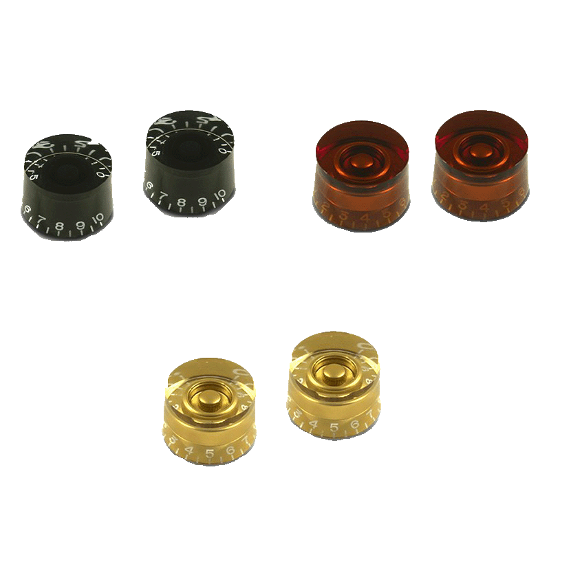 2 50's Tall Speed Knobs For CTS Pots