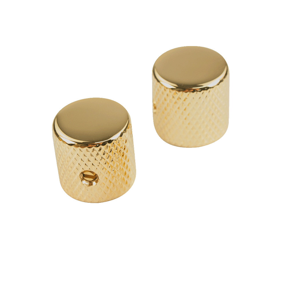 Set of Tele Flat Top Knobs For US Spec Solid Shaft Pots