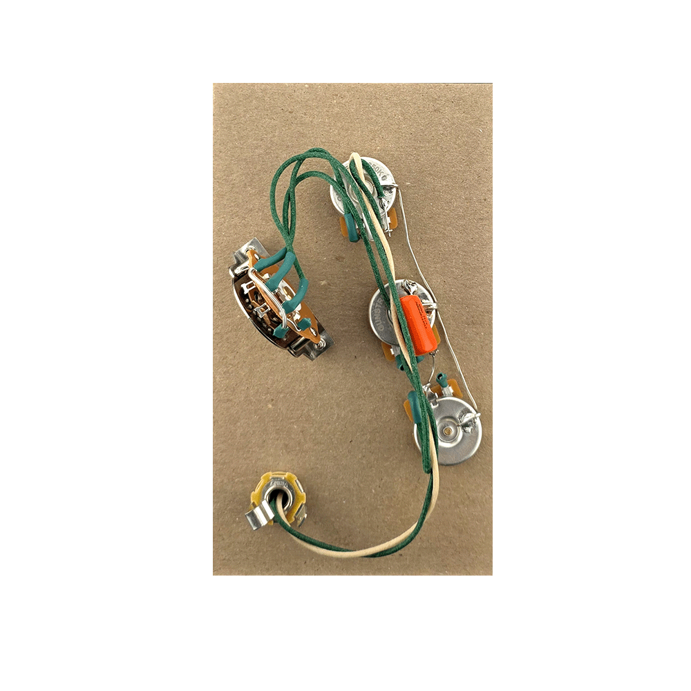 Gunstreet Stratocaster Hand-Wired Wiring Harness - Modern 5 Way